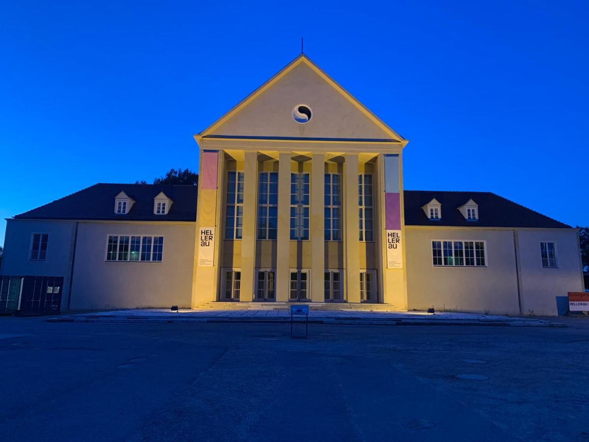 Tiny-Ferienwohnung Hellerau 2 Dresda Esterno foto